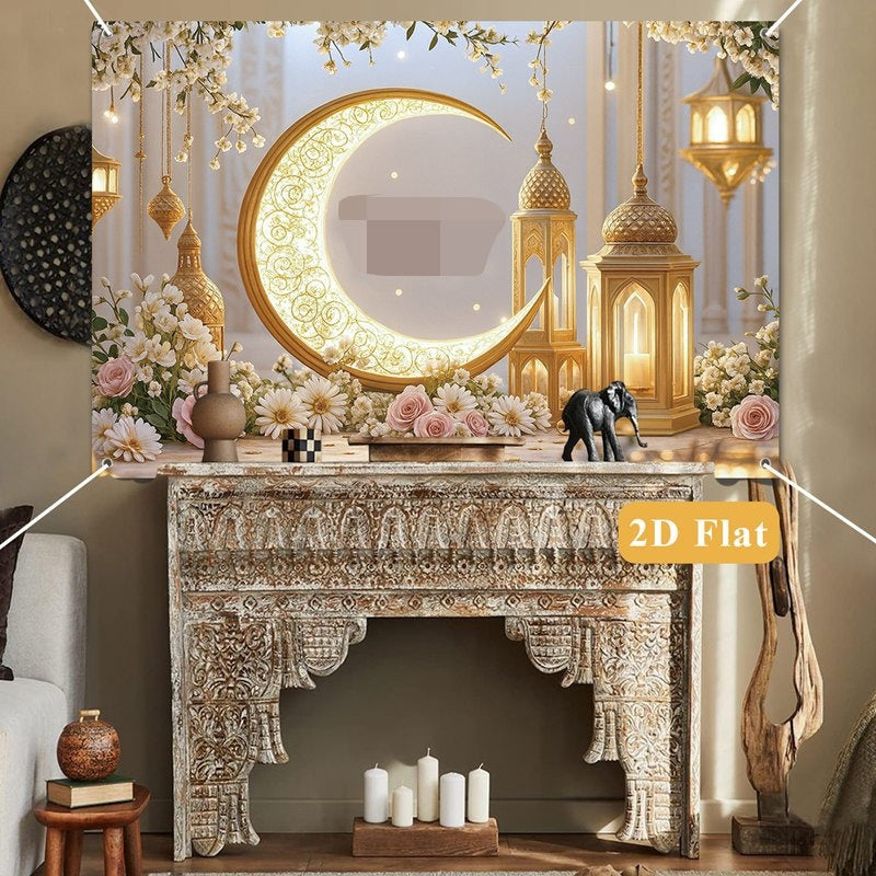 Moon Backdrop Hanging Decor For Wall Decoration